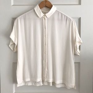 H&M Crepe Button Blouse